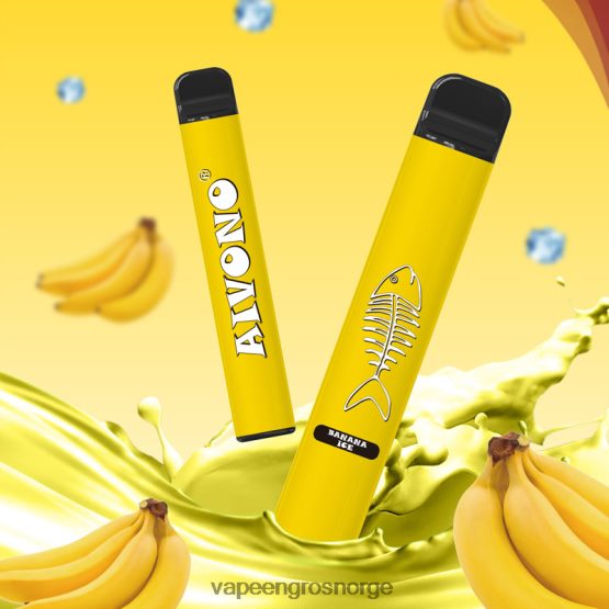 Engangs Vape Norge - Aivono AIM FISHBONE 600 bananis ZP6246276