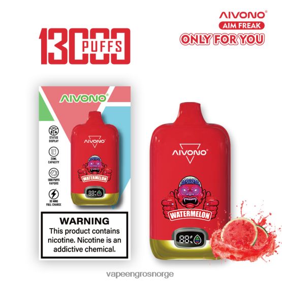 Engangs Vape Norge - Aivono AIM FREAK 13000 vannmelon ZP6246244