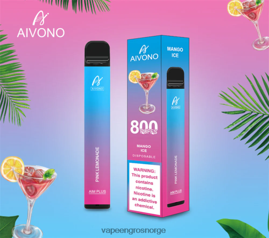 Vape Smak Engangs - Aivono AIM PLUS 800 rosa limonade ZP6246191