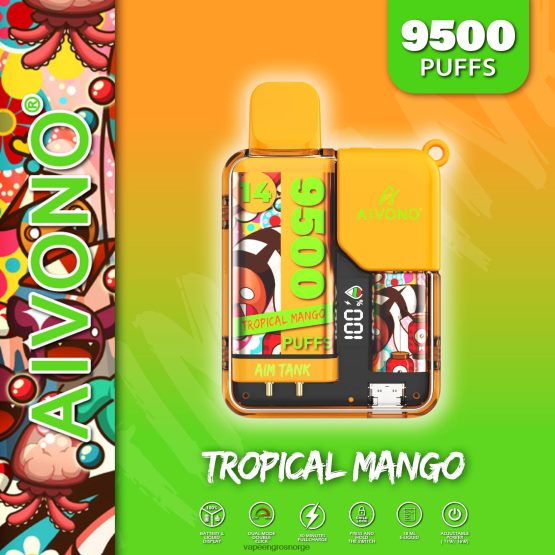 Vape Smak Engangs - Aivono AIM TANK 9500 tropisk mango ZP624639