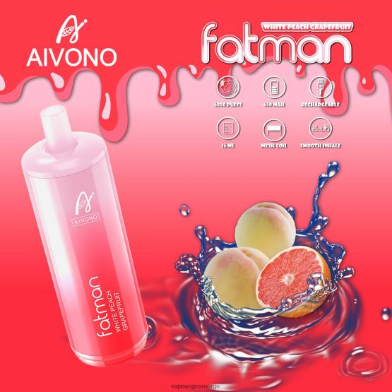 Vape Wholesale Norge - Aivono FATMAN 6800 grapefrukt ZP624625