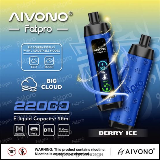 Vape Engros Norge - Aivono Fatpro 22000 bæris ZP624610