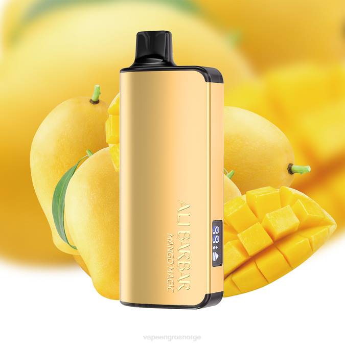 Vape Wholesale Oslo - Alibarbar Ingot 9000 engangsvape mango magi P42J29