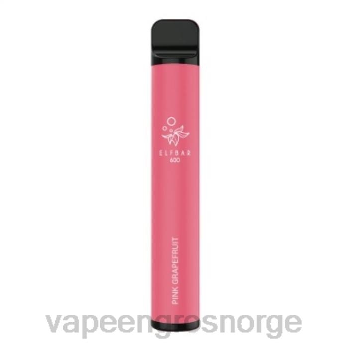 vape med nikotin trondheim | 626N105 rosa grapefrukt ELFBAR 600