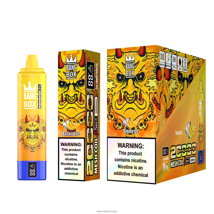 Vape Engros Norge - Bang Box 20 000 bananis 60X4L57