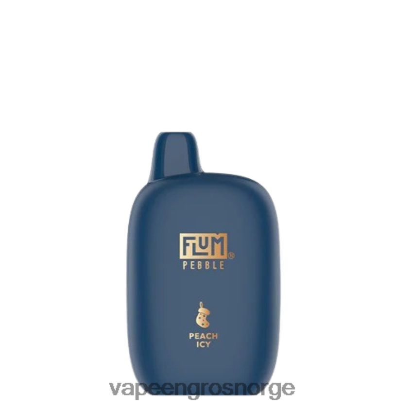 Vape Engangsbruk - FLUM PEBBLES 6000 puffs (juleutgave) fersken isete 40TLBB8