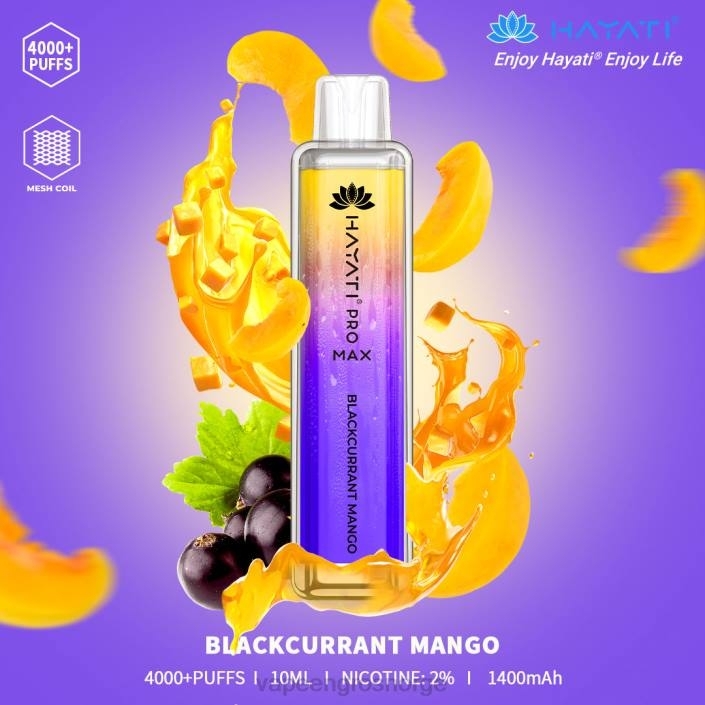 vape bergen | 626N146 solbær mango Hayati Pro Max 4000