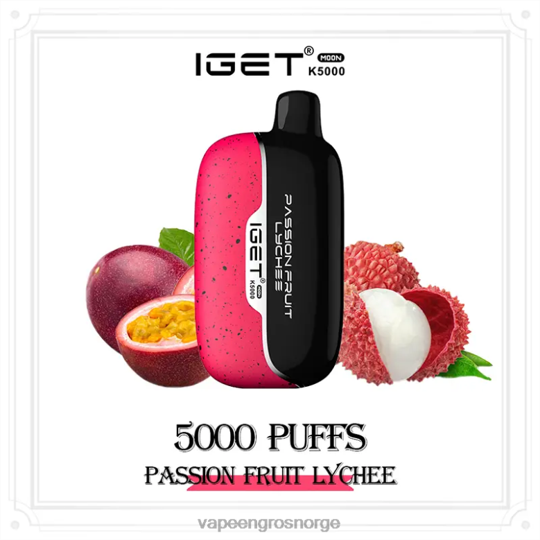 Vape Juice Wholesale Prices - IGET Moon k5000 pasjonsfrukt litchi ZHLZX10