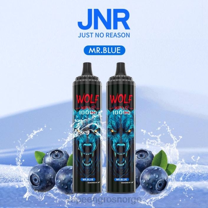 vape bergen | 626N766 mr.blå JNR WOLF NIPLO