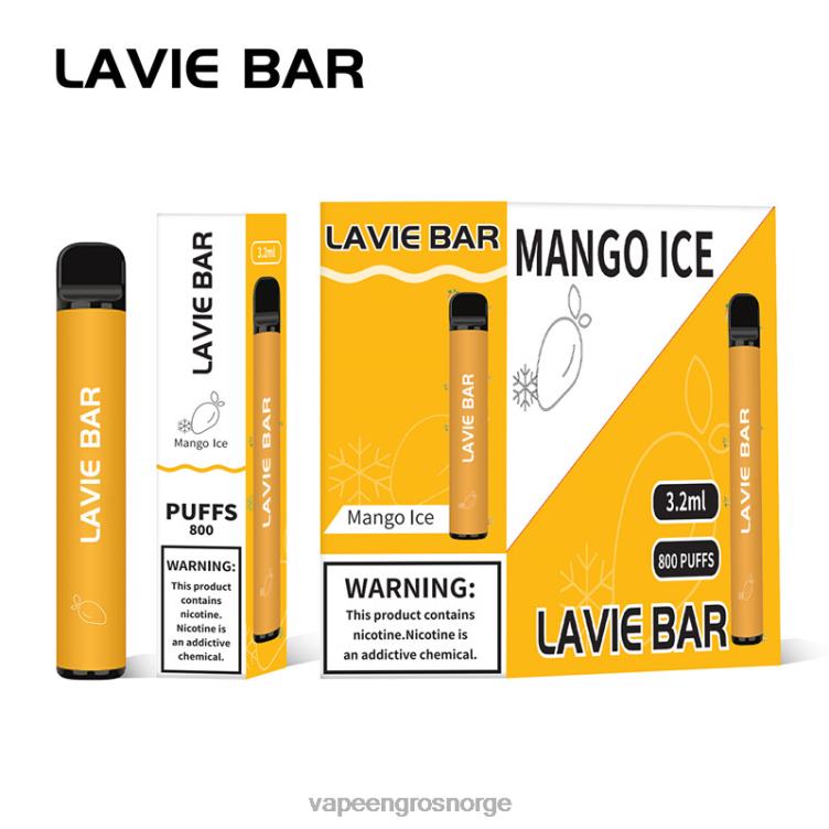 Engangs Vape Bergen - mango is LAVIE BAR 800 drag PXPPZ309