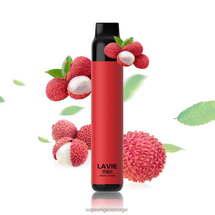 Vape Engangsbruk - fersk litchi LAVIE BAR 5000 drag - maks PXPPZ278