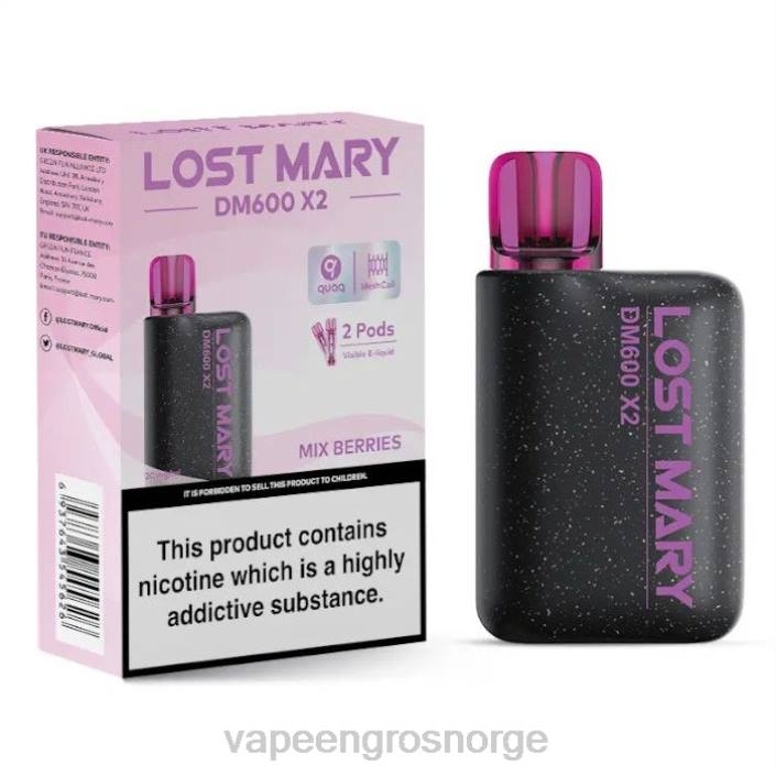 vape bergen | 626N476 bland bær LOST MARY DM600 X2