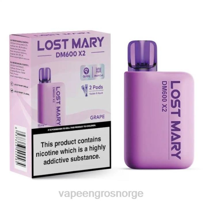 vape engros Norge | 626N472 drue LOST MARY DM600 X2