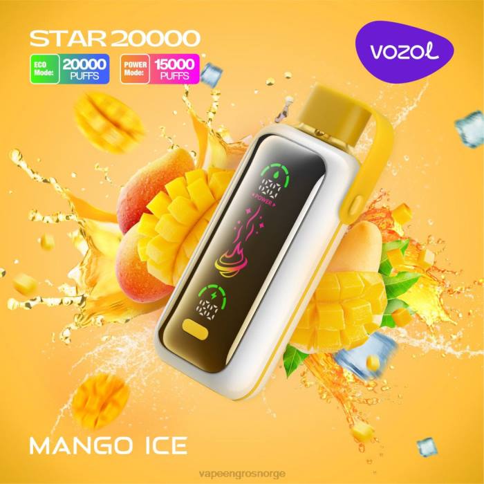 Engangs Vape Oslo - mango is VOZOL STAR 20 000 NX8413