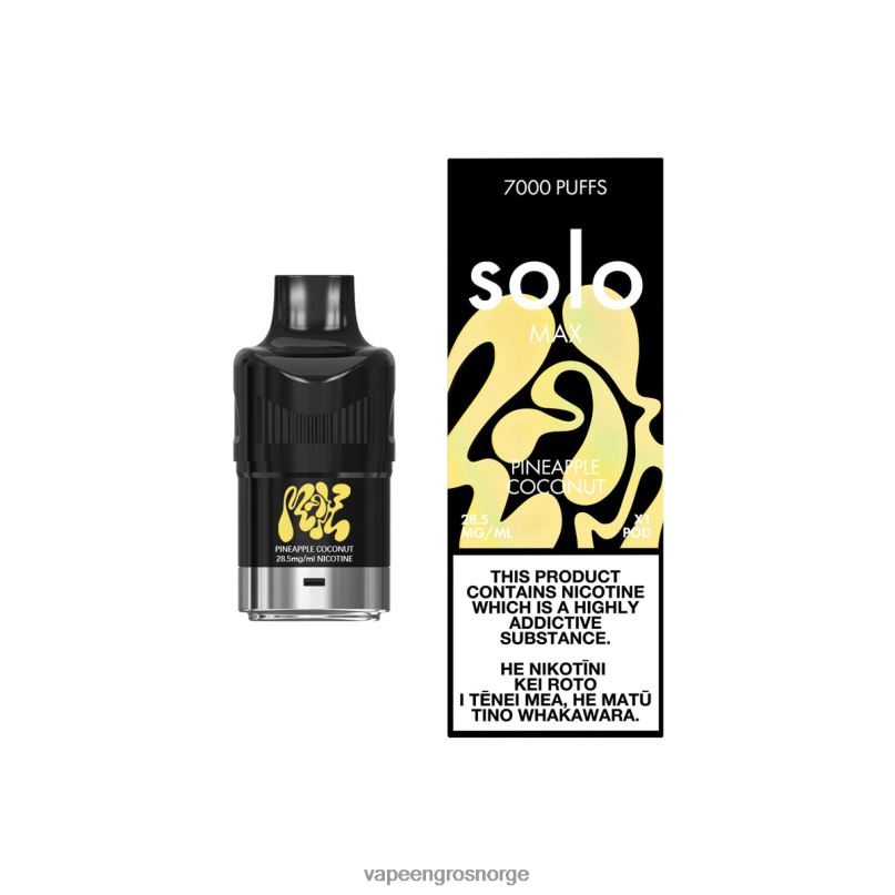 Vape Pen Norge - Solo MAX pod ananas kokos 2P8XZ75