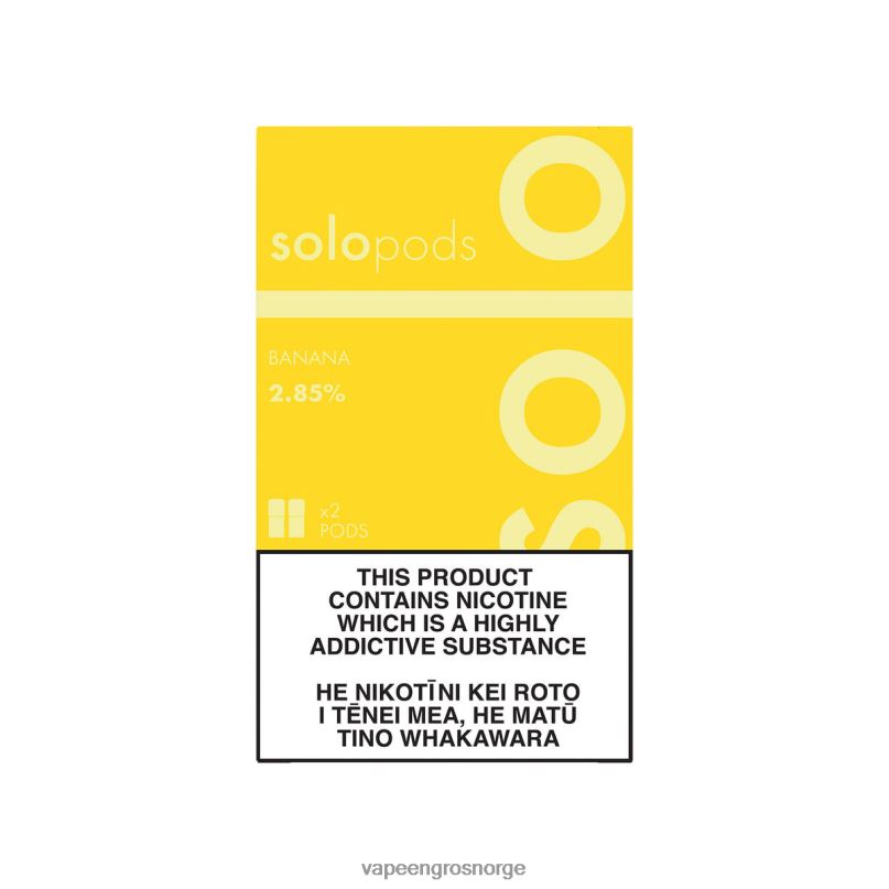 Vape Flavours Wholesale - Solo erstatning pod 2-pack banan 2P8XZ64