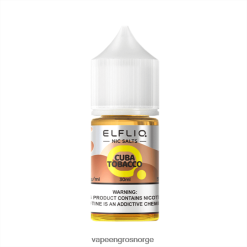 Cuba tobakk ELFBAR ELFLIQ Nic salt 30 ml LT0HV016