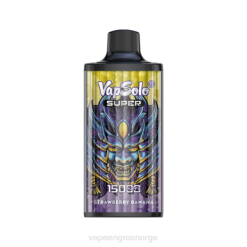 E Cigarette Juice Wholesale - Vapsolo SUPER engangs vape jordbær banan P42J116