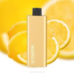 E-Væske Med Nikotin - Alibarbar Pandora 7000 engangsvape rosa sitron P42J59