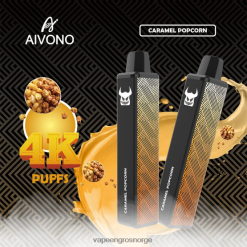 Engangs Vape Bergen - Aivono AIM FREAK 4000 karamell popcorn ZP6246261