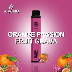 Engangs Vape Norge - Aivono AIM BINGO 4000 oransje pasjonsfrukt guava ZP6246132