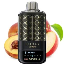 Engangs Vape Norge - eple og saftig fersken Elf Bar Combo 25 000 4T8Z624