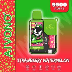 Vape Engangsbruk - Aivono AIM TANK 9500 jordbær vannmelon ZP624646