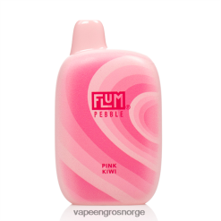 Vape Engangsbruk - FLUM PEBBLES 6000 drag rosa kiwi 40TLBB41