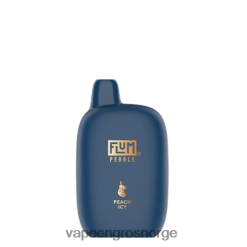 Vape Engangsbruk - FLUM PEBBLES 6000 puffs (juleutgave) fersken isete 40TLBB8
