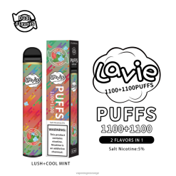 Vape Engangsbruk - frodig/kjølig mynte LAVIE BAR Switch 2200 drag PXPPZ294