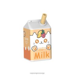 Vape Engangsbruk - jordbær mango LAVIE MILK 7000 drag PXPPZ182