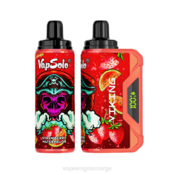 Vape Engangsbruk - Vapsolo VIKING engangs vape jordbær vannmelon P42J140