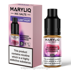 vape engros Norge | 626N442 blåbær vannmelon limonade LOST MARY MARYLIQ nic salter - 10ml - 20mg