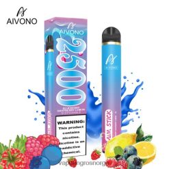Vape Engros Norge - Aivono AIM STICK 2500 blåbær bringebær sitron ZP6246154