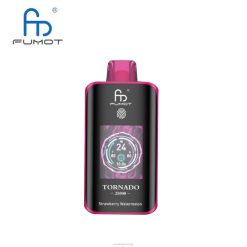 Vape Flavours Wholesale - jordbær vannmelon Fumot Tornado 25000 engangsvape P68D16