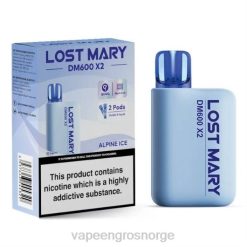 vape med nikotin Norge | 626N464 alpin is LOST MARY DM600 X2