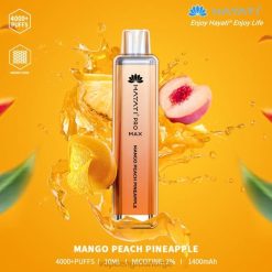 vape med nikotin trondheim | 626N165 mango fersken ananas Hayati Pro Max 4000