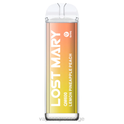 vape med nikotin trondheim | 626N395 sitron ananas fersken LOST MARY QM600