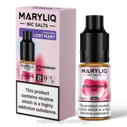 vape pen Norge | 626N457 jordbæris LOST MARY MARYLIQ nic salter - 10ml - 20mg