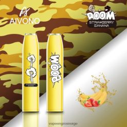 Vape Pen Norge - Aivono AIM BOOM 600 jordbær banan ZP6246363