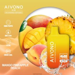 Vape Pen Norge - Aivono AIM BOXX 4000 mango ananas fersken ZP6246219
