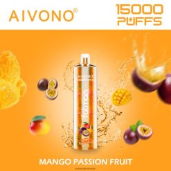 Vape Pen Norge - Aivono FATMAN 15 000 mango pasjonsfrukt ZP624619