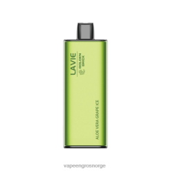 Vape Pen Norge - aloe vera drueis LAVIE GOLDEN BRICK 10 000 drag PXPPZ51