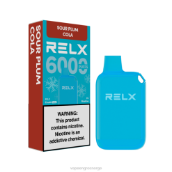 Vape Pen Norge - syrlig plomme cola RELX Crush Pocket 6000 isete 068T19