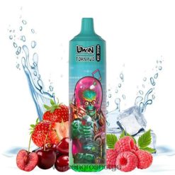 Vape Pen Norge - UWIN CRYSTAL 35k engangsvape jordbær bringebær kirsebæris ZP6246387