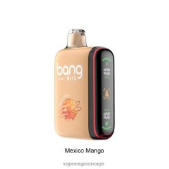 Vape Smak Engangs - Bang Box 9000-18000 puffs intelligent kraftdisplay meksikansk mango 60X4L31