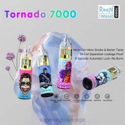 vape wholesale Norge | 626N1 engangs RandM Tornado 7000 5 %