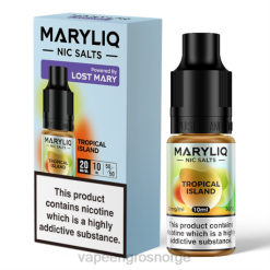 vape wholesale Norge | 626N461 tropisk øy LOST MARY MARYLIQ nic salter - 10ml - 20mg