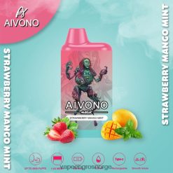 Vape Wholesale Norge - Aivono AIM MAGIC 5800 munnboks sigarett jordbær mango mynte ZP624697