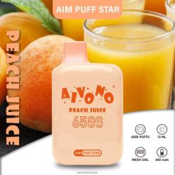 Vape Wholesale Norge - Aivono AIM PUFF STAR 6500 ferskenjuice ZP6246289